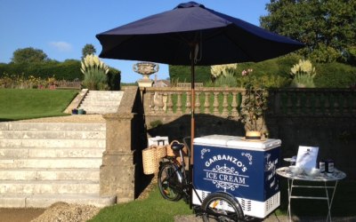 Garbanzo's Ice Cream Hire at Hartham Park