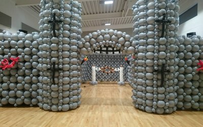 Giant balloon castle