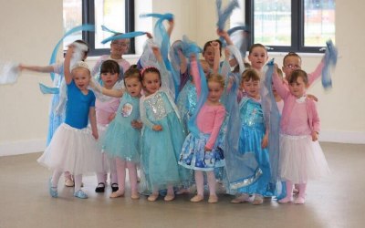 Frozen themed children's dance party