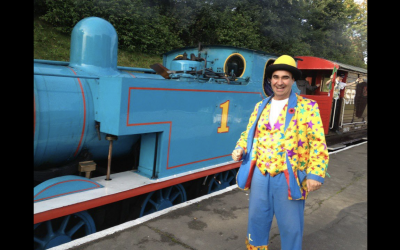 Over 10 years entertaining the crowds at Thomas the Tank Engine Events.