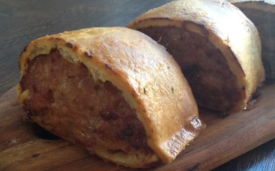 Homemade sausage rolls