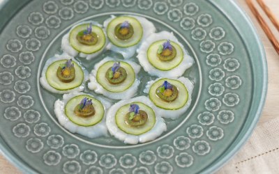 Scallop carpaccio