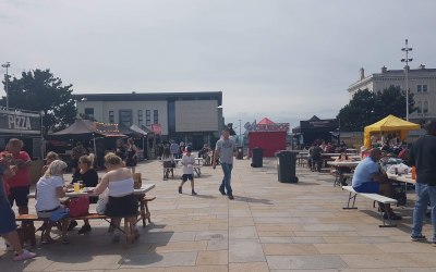 Street food festival at Weston super mare 