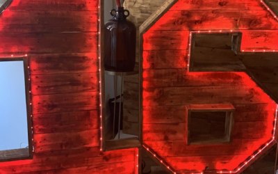 Rustic Light Up Numbers