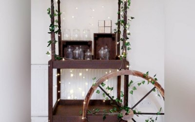 Rustic Handmade Sweet Cart