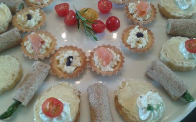 A selection of canapes