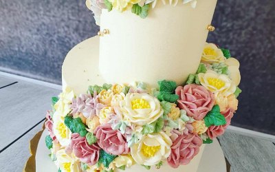 Buttercream Floral Cake