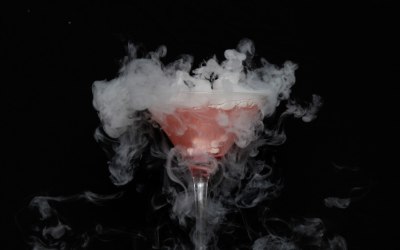 Dry ice drinks