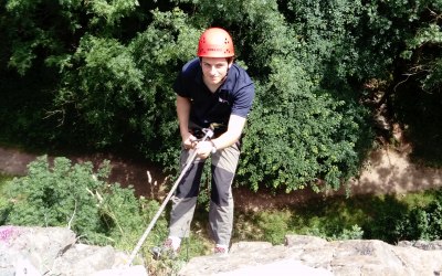 Abseiling