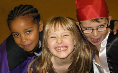 kids having fun at a froggle party