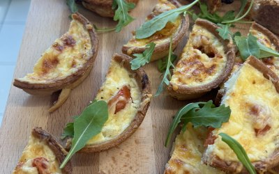 Savoury Tart & HomeMade Sausage Rolls