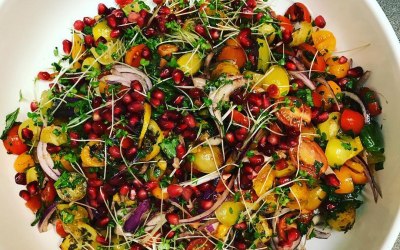 Tomato Salad with Roasted Lemon & Mixed herbs 