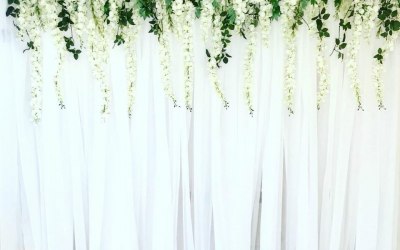 Flower Drape Wall