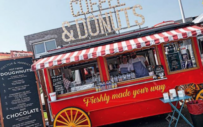 Our Vintage Coffee & Donut Wagon