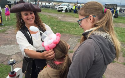 Porthcawl pirate balloons