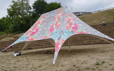 Totally unique modular event tent