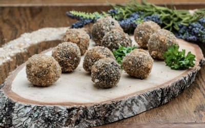 Haggis & Black pudding bon bon's