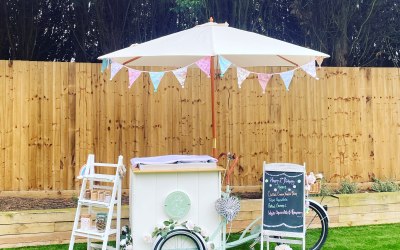 Tilly Our ice cream Tricycle at 1st Birthday party