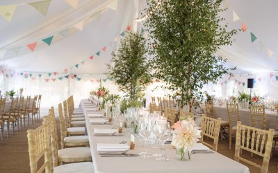 Traditional Marquee interior - Wedding 