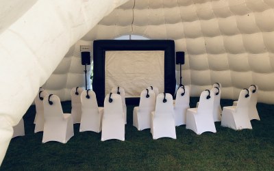 Inflatable cinema event 