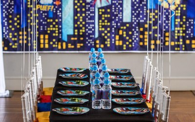 Super Hero Theme Party decor