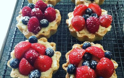 Fresh Fruit Madeline Tarts