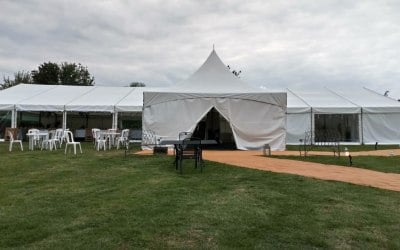 Chinese Hat Marquee Entrance