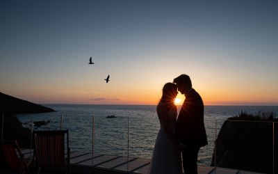 Tunnels Beaches Wedding at Sunset