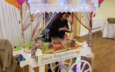 Candy Cart set up