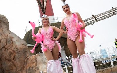 Stilt walkers