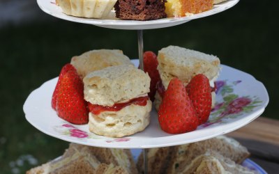 Scones with Jam and Clotted Cream!