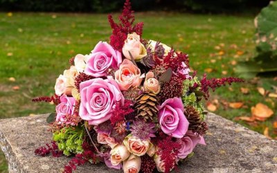 Beautiful brides bouquet 