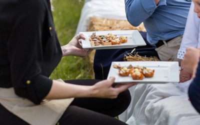 Serving Canapes