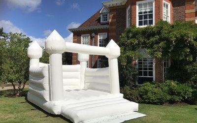 White Bouncy Castle