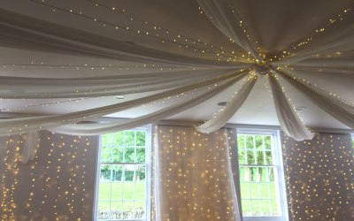 Lighting and draping 