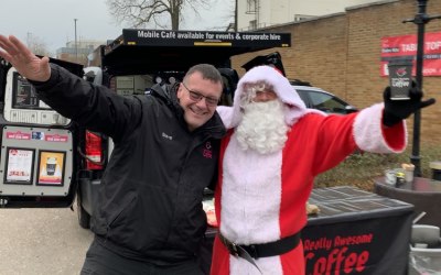 Even Santa enjoys a Really Awesome Coffee!