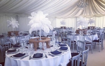 Feather centrepiece hire in Hertfordshire, Bedfordshire, Essex & surrounding areas