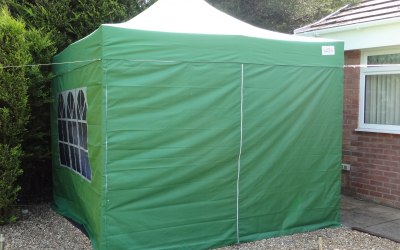 Fully waterproof Green 3m x 3m Gazebo