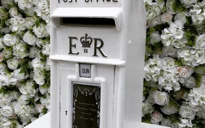 Vintage Lockable Post Box 