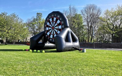 Inflatable dartboard by king of the castles entertainments