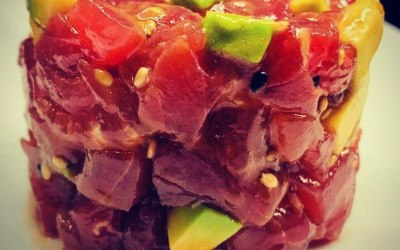 Tuna and avocado tartare 