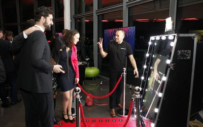 Mirror Booth At London's City Hall