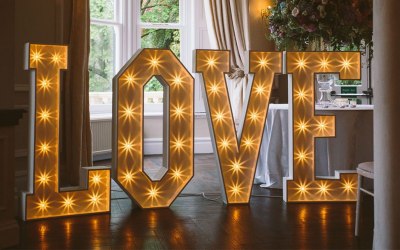 Light up letters