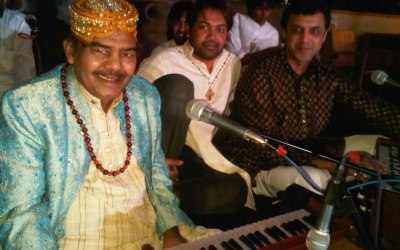 Salim Sabri Qawwal with Famous Teacher Sabri Brothers