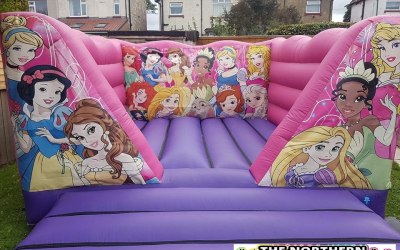 Princess bouncy castle North East.