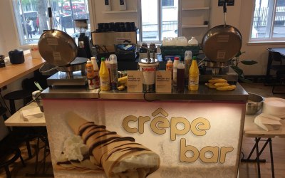 Crepe station 