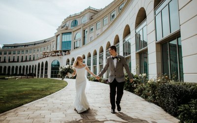 Destination Wedding at the Powerscourt Hotel Dublin Ireland 