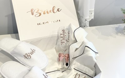 filled bride gift box set