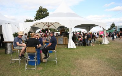 Hexagon cafe for the National Trust