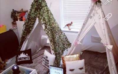 DIY Themed Teepee Sleepovers 